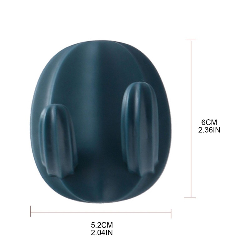 Giá Đỡ Phích Cắm Hình Cây Xương Rồng Bằng Nhựa Tự Dính Tiện Dụng