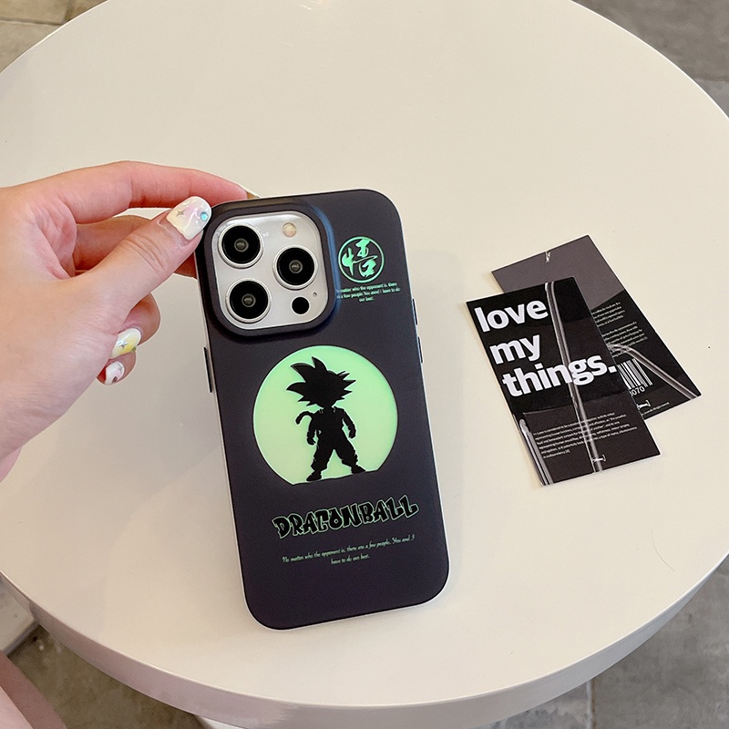 Ốp Điện Thoại Hiệu Ứng Laser In Hình Son Goku Cho iPhone 14 Pro Max 13 12 Pro Max 11