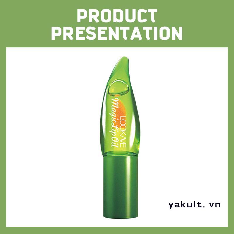 yakult Son Dưỡng Môi Nha Đam LOOKAVE ALOE VERA Magic Lip Oil 3gram
