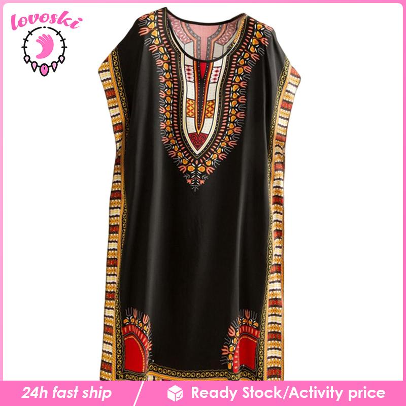 Đầm Nữ Dáng Rộng Phong Cách Boho Thời Trang