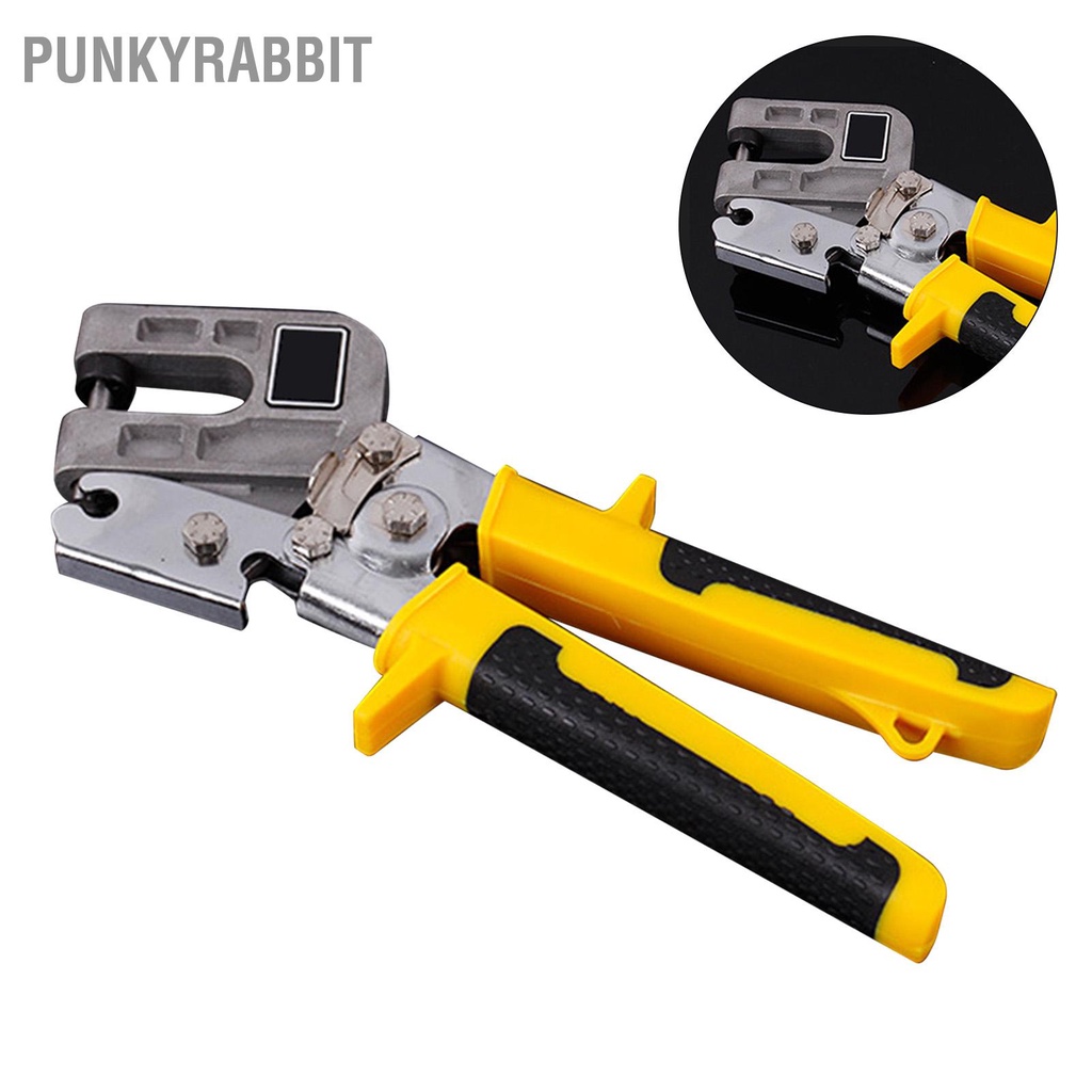 PunkyRabbit Kim Loại Keel Kìm Trần Lỗ Đục Kẹp Đai Công Cụ Puncher Da Bìa Cứng Nhựa