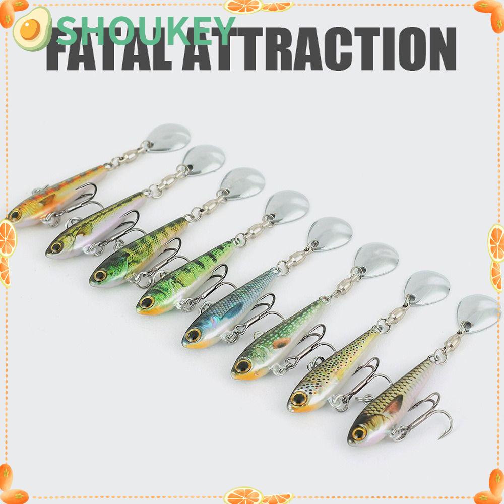 SHOUKEY Mồi Giả Câu Cá Bằng Kim Loại 49cm 19g