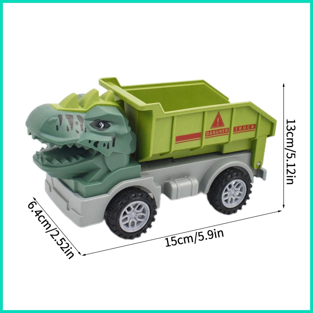 Xe Tải Khủng Long Hoạt Hình Đồ Chơi Cho Bé