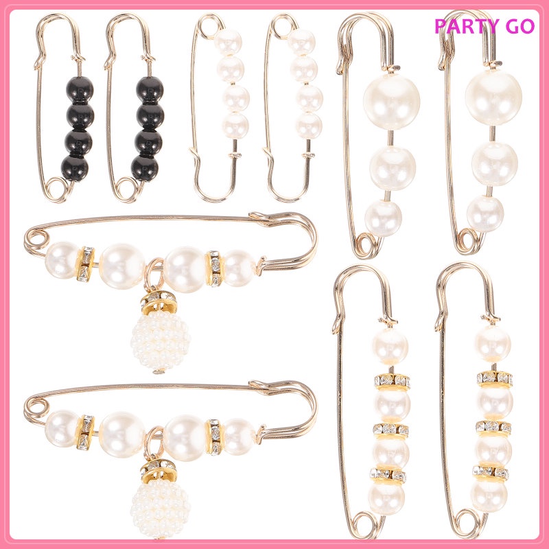 Set 10 Ghim Cài Áo Nhiều Kiểu Dáng Đa Dạng