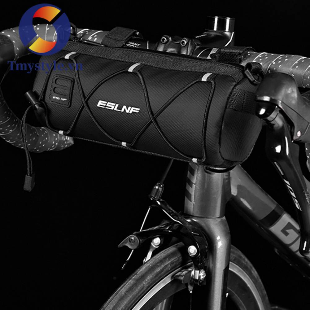 Túi Lưới Đeo Vai Nhiều Ngăn Màu Phản Quang Thời Trang Sang Trọng Cho Xe Đạp