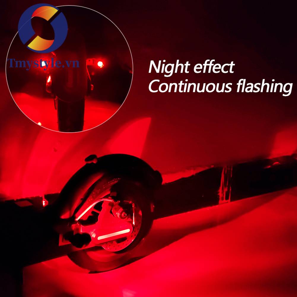 1 Bộ Đèn Cảnh Báo An Toàn Gắn Đuôi Xe Điện M365 1S
