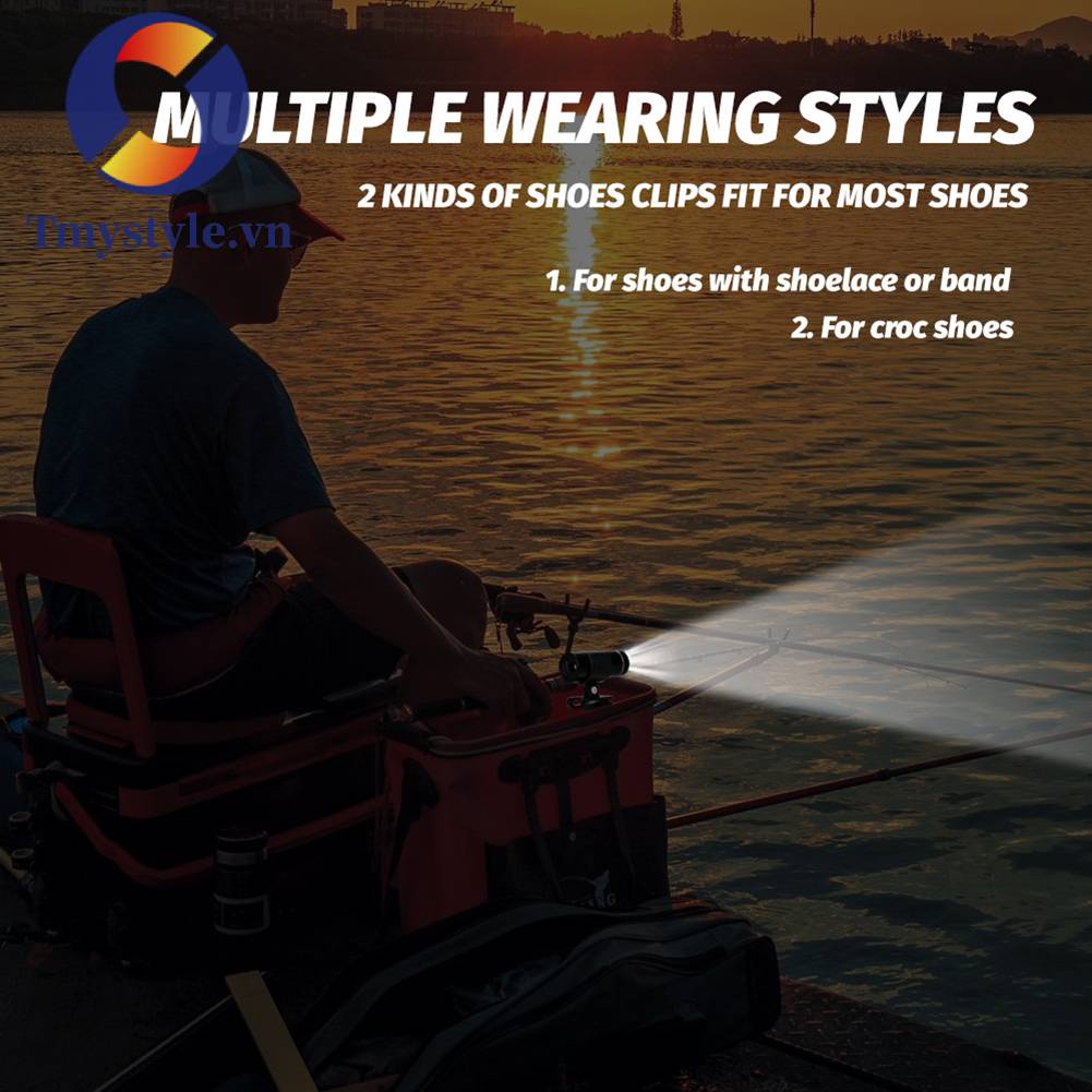 Set 2 Đèn Pin 200LM LED 230mAh Cổng Sạc USB Loại C