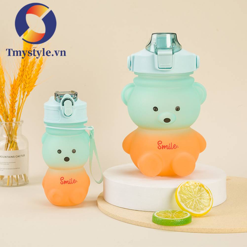 Bình Nước Thể Thao 1300ML + 350ML Hình Gấu Dễ Thương