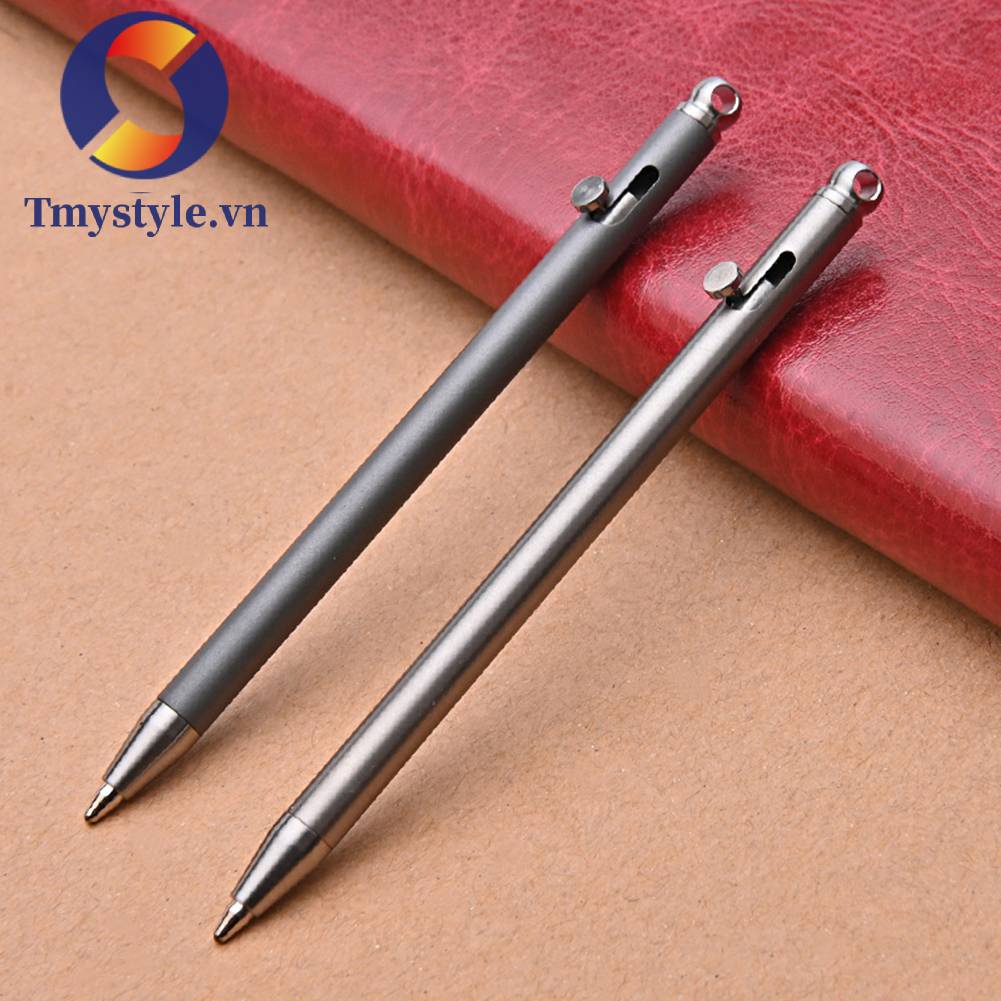 Bút Ký Tên Mini Bằng Kim Loại Titan Dành Cho Cắm Trại Ngoài Trời