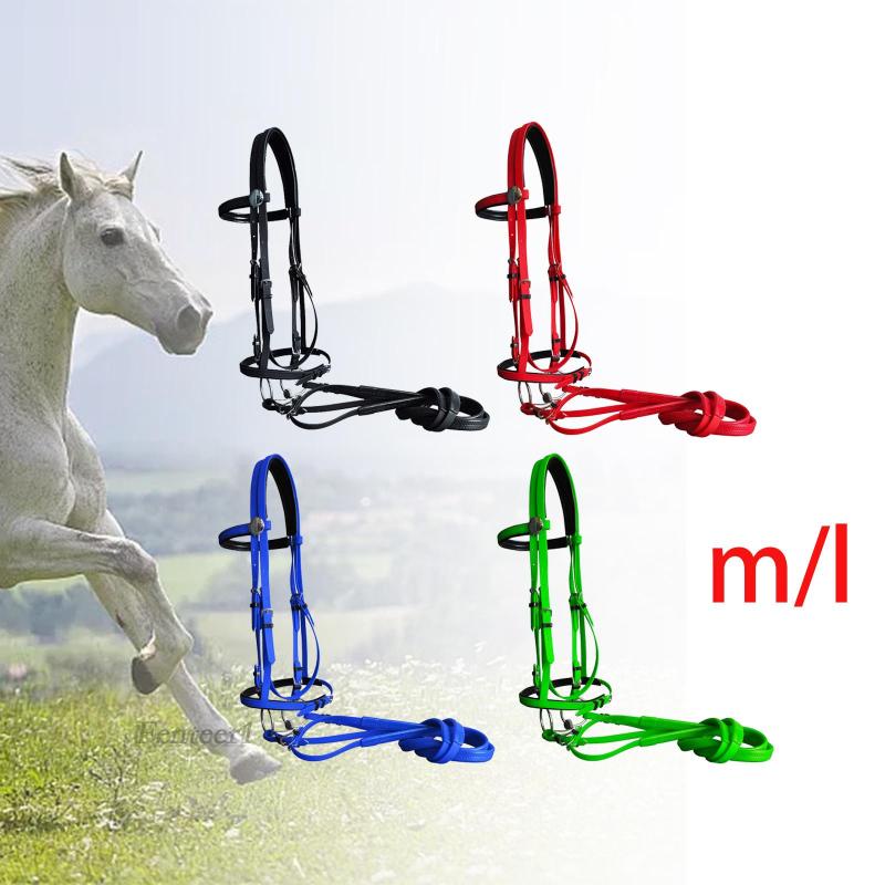 Lưới Ngựa Bền Với Rein Bền Kéo Bên Equestrian Gear M