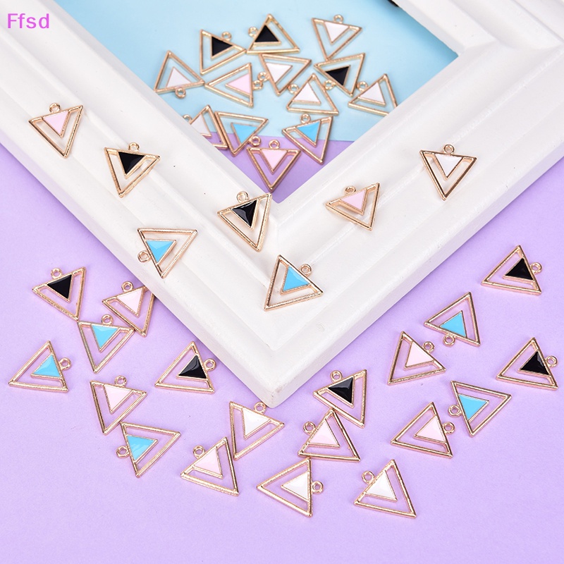 {Ffsd} Set 10 Mặt Dây Chuyền Tráng Men Hình Chữ Ch Làm Trang Sức Thủ Công DIY Bán Chạy