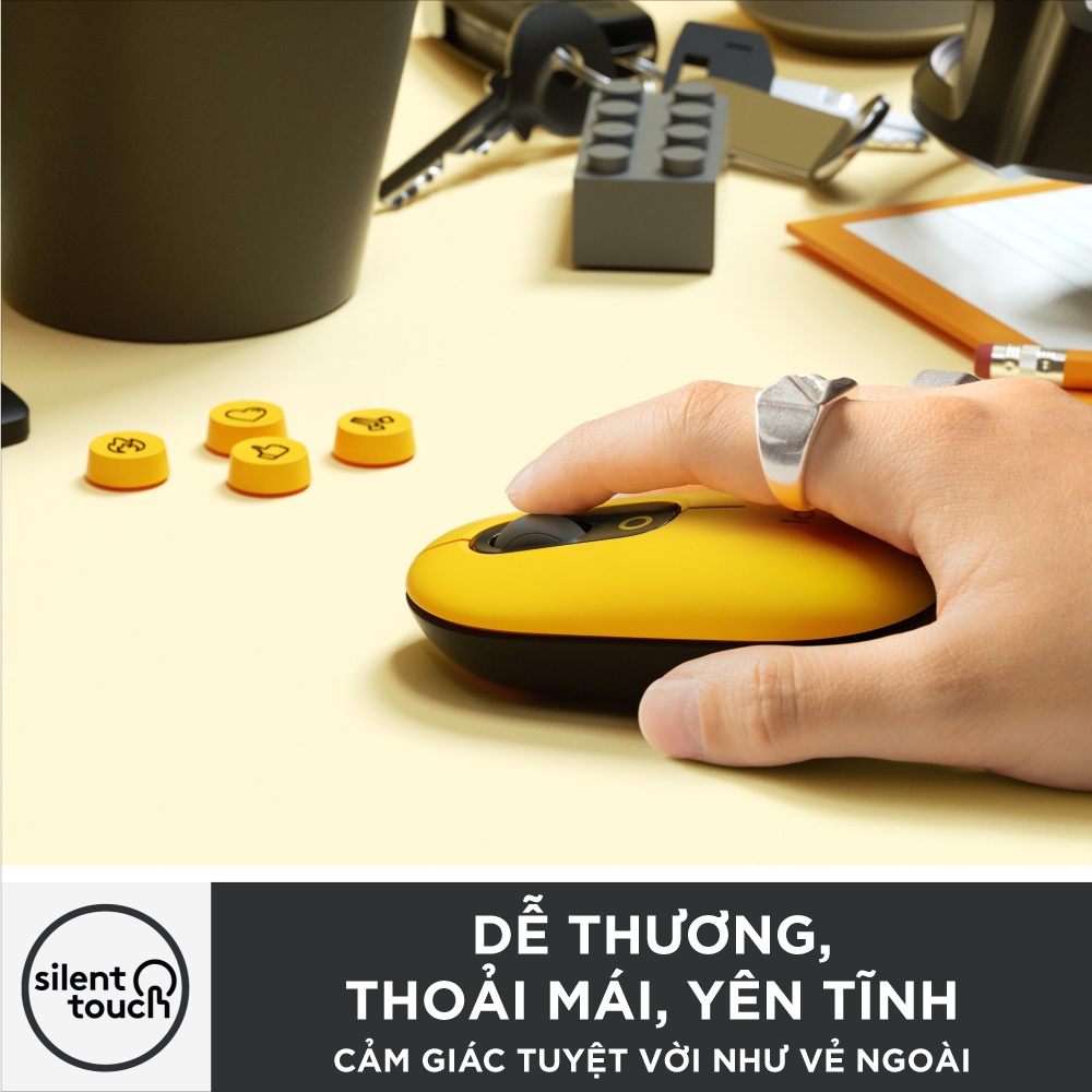 CHUỘT BLUETOOTH KHÔNG DÂY MINI LOGITECH M650 - EMOJI POP