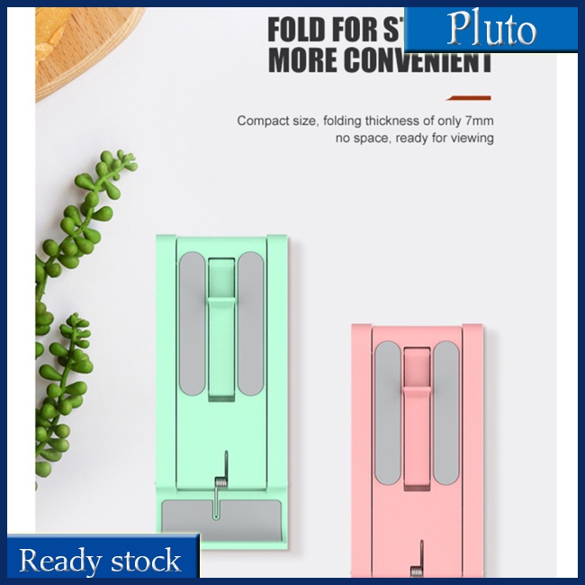 Giá Đỡ Điện Thoại / Máy Tính Bảng Để Bàn Chống Trượt Có Thể Điều Chỉnh Và Gấp Gọn