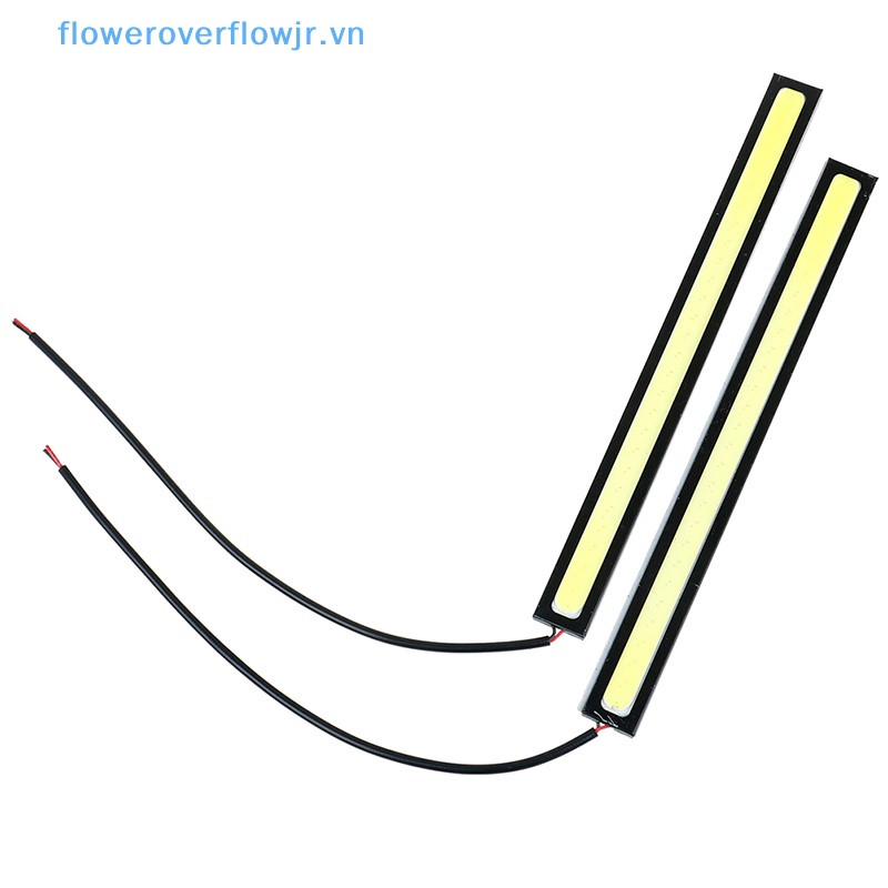 2 Đèn led cob 12v Siêu Sáng Chống Thấm Nước Cho Xe Hơi
