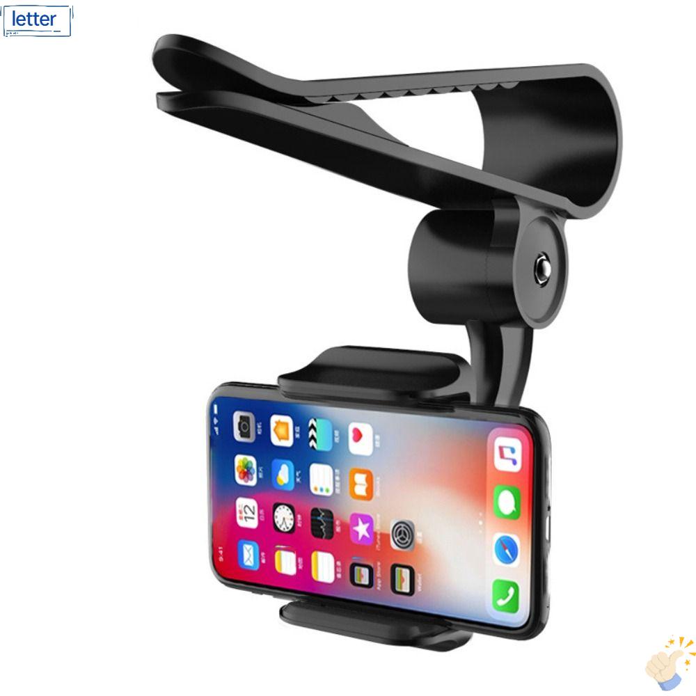 LET Giá Đỡ Điện Thoại / GPS Xoay 360 Độ Màu Đen Tiện Dụng° Giá Đỡ Điện Thoại Gắn Xe Hơi Thông Dụng Cho IPhone