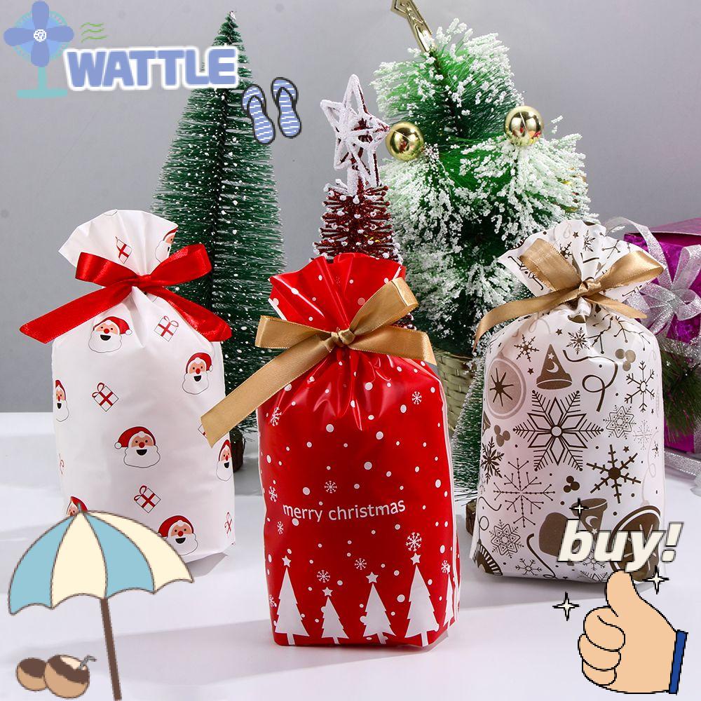 WTTLE Set 5 Túi Đựng Kẹo Giáng Sinh Năm Mới