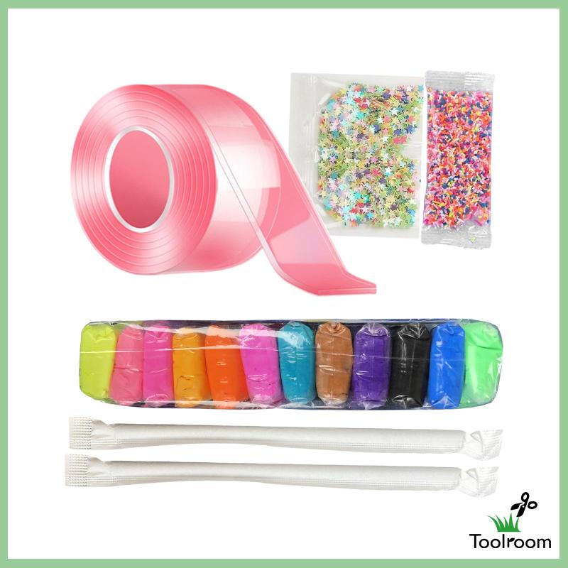 Cuộn Băng Keo Hai Mặt 1M Dùng Làm Đồ Thủ Công Cho Bé