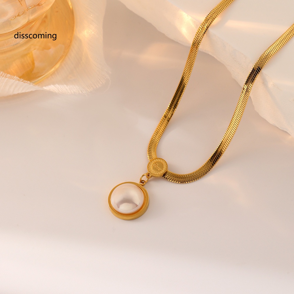 Đầm Nữ Kiểu Dáng Thời Trang Thanh Lịch| Vòng cổ DạNg RắN ĐíNh NgọC Trai Giả BằNg ThéP