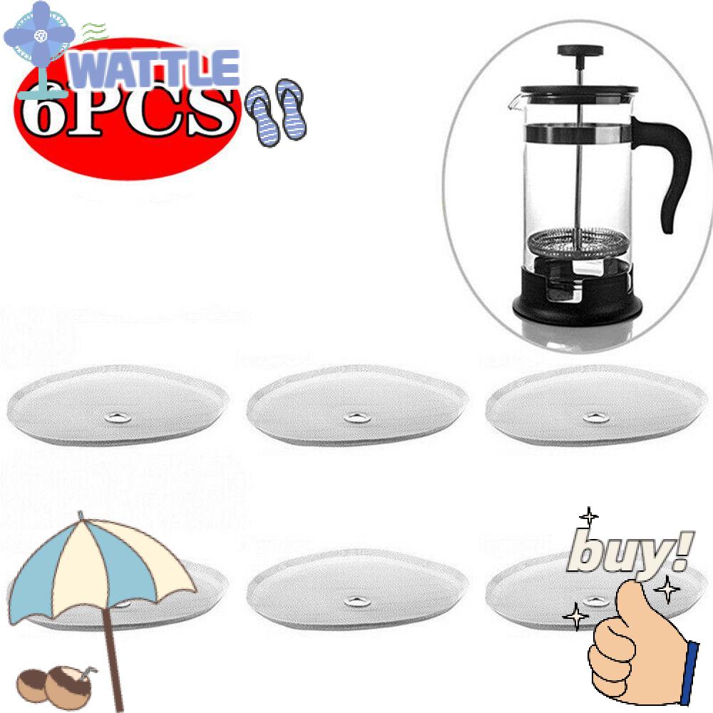 WTTLE Set 6 Bộ Lọc Thay Thế Bằng Thép Không Gỉ