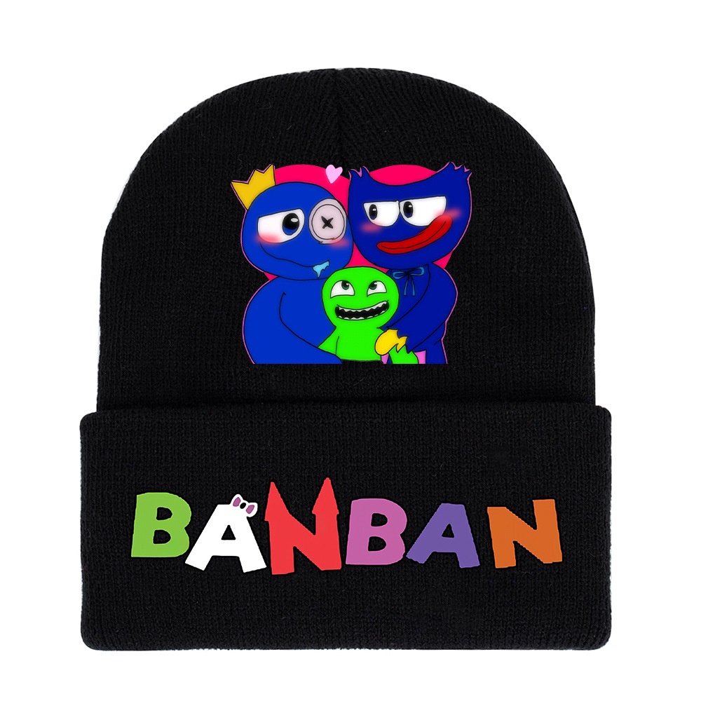 Mũ Beanie Dệt Kim Thêu Chữ Garten of Banban Thời Trang Mùa Đông Cho Nam Và Nữ