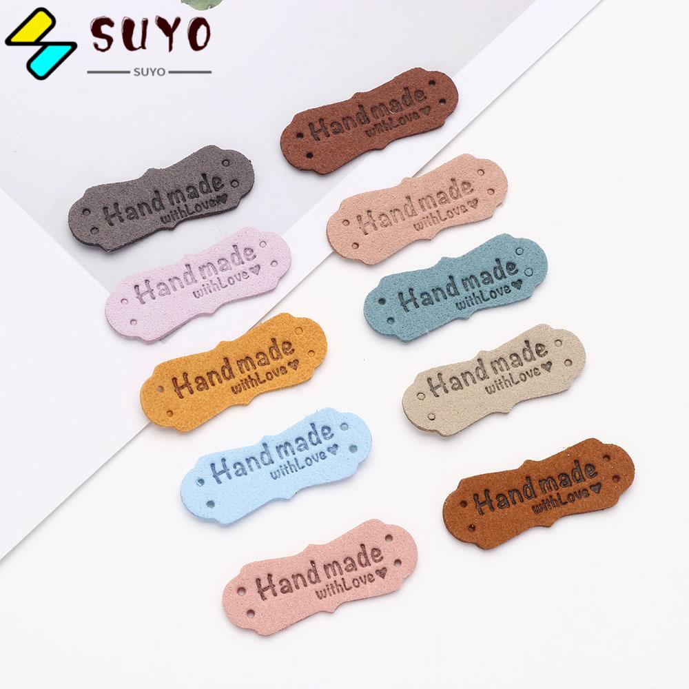 SUYO Bộ 20 Túi Da PU Đựng Nhãn Hiệu Nghệ Thuật