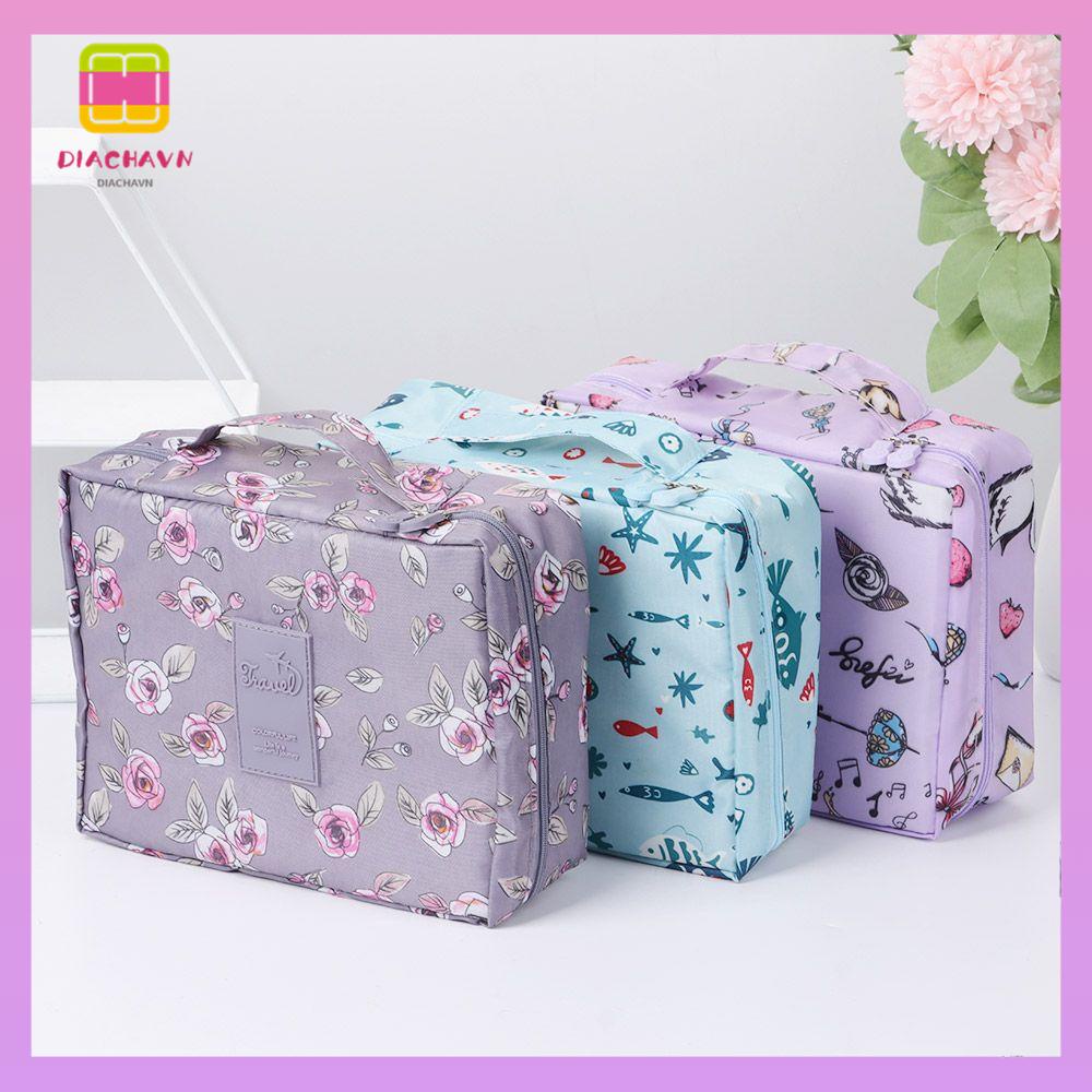 DIACHAVN Túi Đựng Dụng Cụ Trang Điểm Đa Năng Ốp