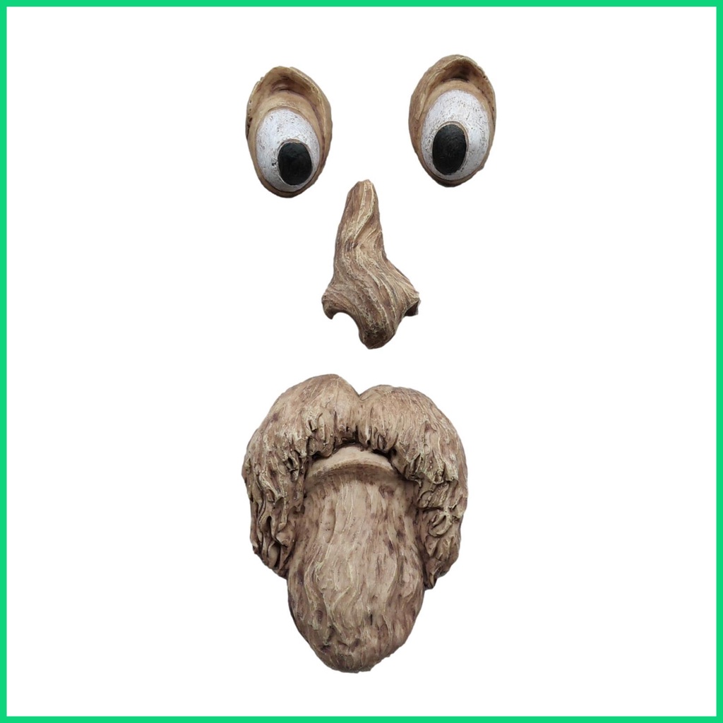 Bình Đựng Thức Ăn Bằng Nhựa Resin Hình Ông Già Ngồi Trên Mặt Sủa Phục Sinh Trang Trí Sân Vườn Ngoài Trời