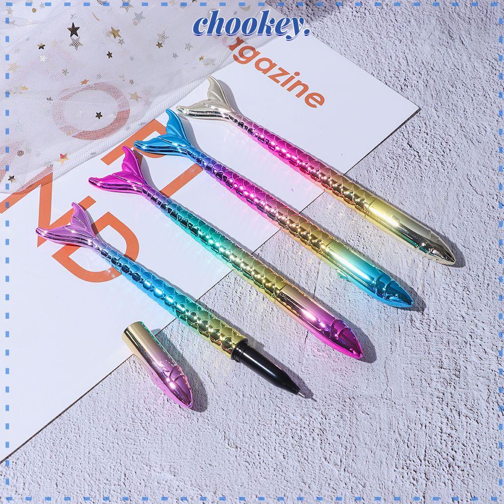 CHOOKEY Bút Mực Gel Hình Nàng Tiên Cá Sáng Tạo Dễ Thương