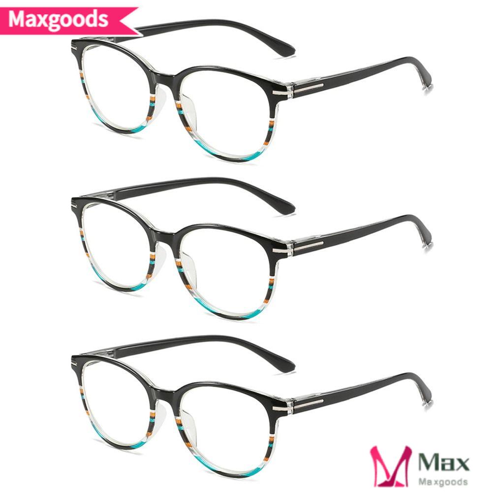 MAXG Kính Đọc Sách Gọng Siêu Nhẹ Phong Cách Vintage Thanh Lịch Cho Nam Và Nữ