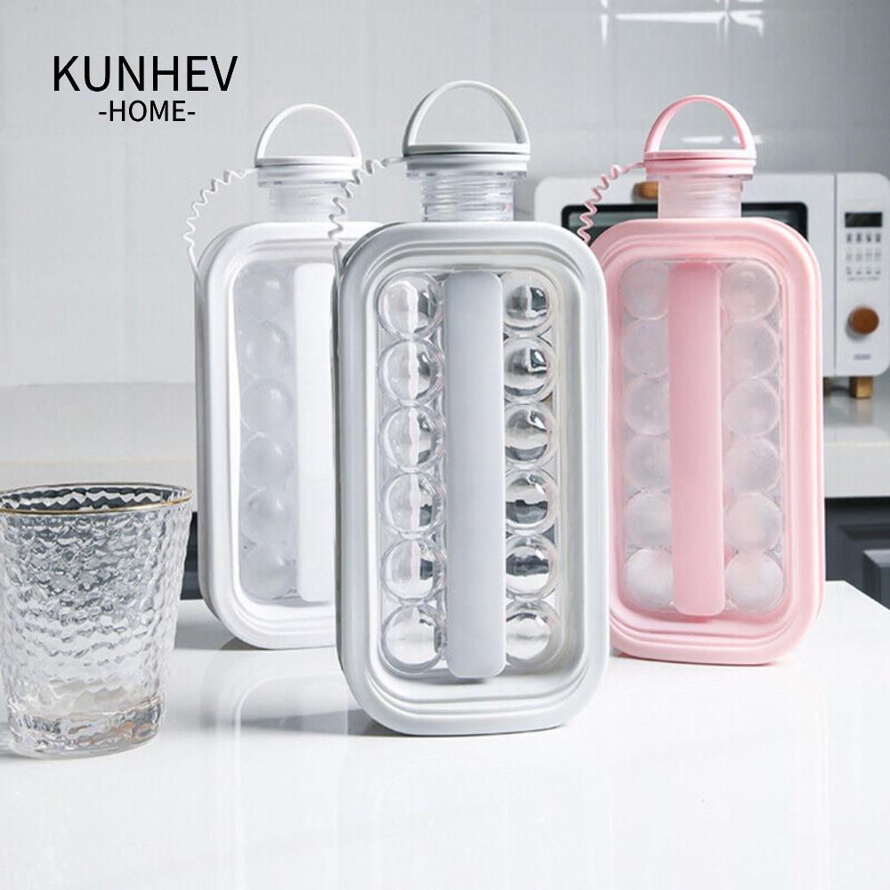 KUNHEV Khuôn Làm Đá Viên 17 Ngăn Có Nắp Dễ Lấy Cho Nhà Bếp / Quán Bar