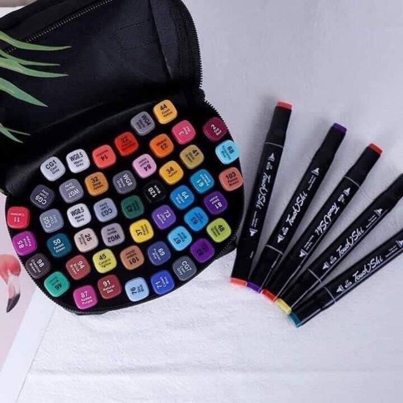 Bộ Bút Dạ 2 Đầu 48 Cây Marker Touch Cool
