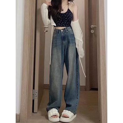 Quần Jean Ống Rộng Thời Trang Mùa Hè Phong Cách Mới 2022 Cho Nam Và Nữ