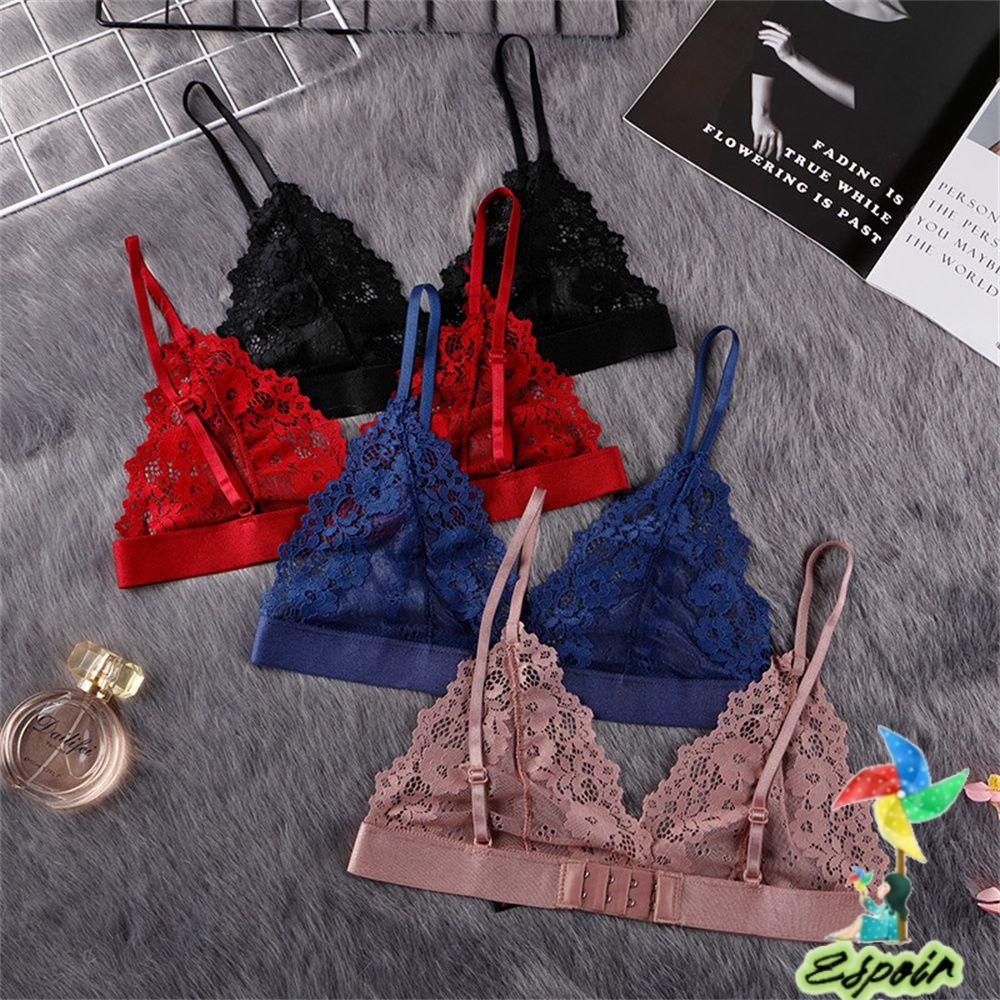 ESPO Áo Ngực Sexy Cộng Với Kích Thước Phụ Nữ Màu Sắc Rắn