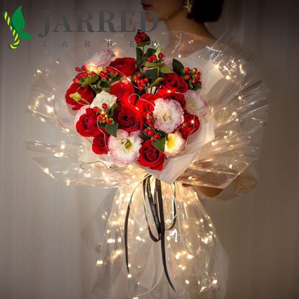 JARRED Giấy Gói Hoa Trong Suốt Sáng Tạo Trang Trí Tiệc Cưới