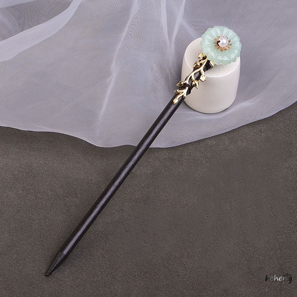 Đũa Gỗ Phong Cách Retro Làm Phụ Kiện Trang Trí Tóc