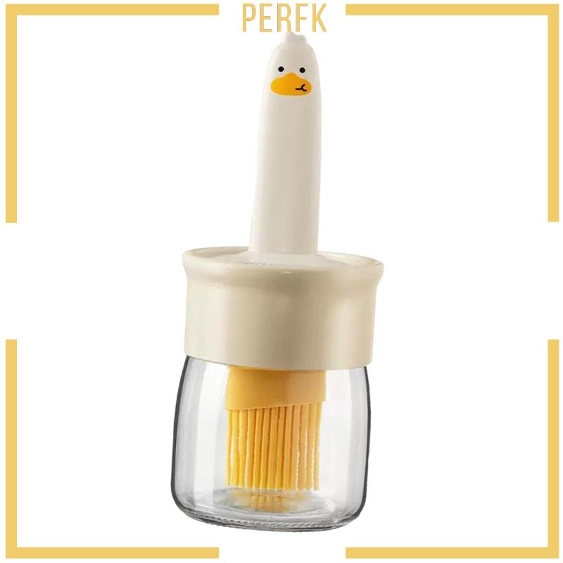 Bình Đựng Dầu Có Cọ Quét Bằng Silicone Tiện Lợi Dành Cho Marinade Honey Butter