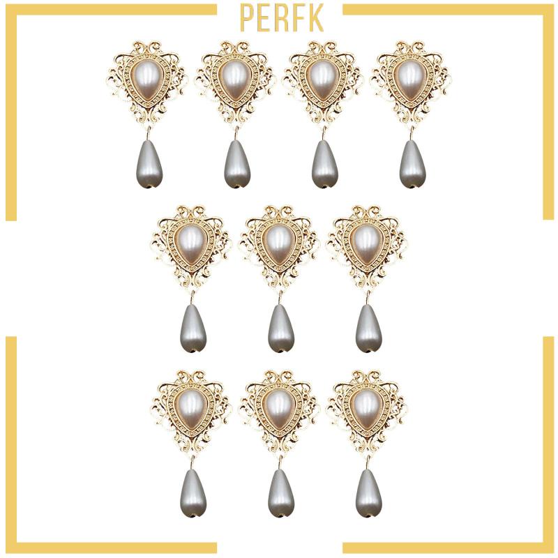 Bộ 10 Nút Cài Lưng Dẹt Cho Váy Cưới