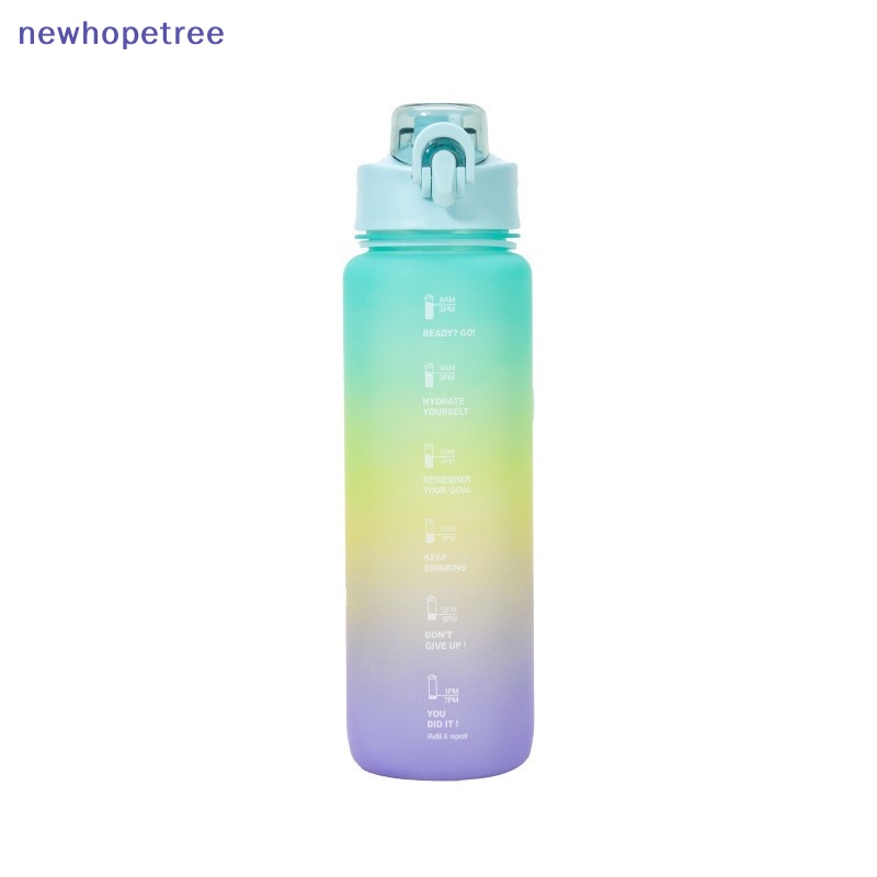 Bình Nước Nhựa Dung Tích 1L Màu gradient Thời Trang