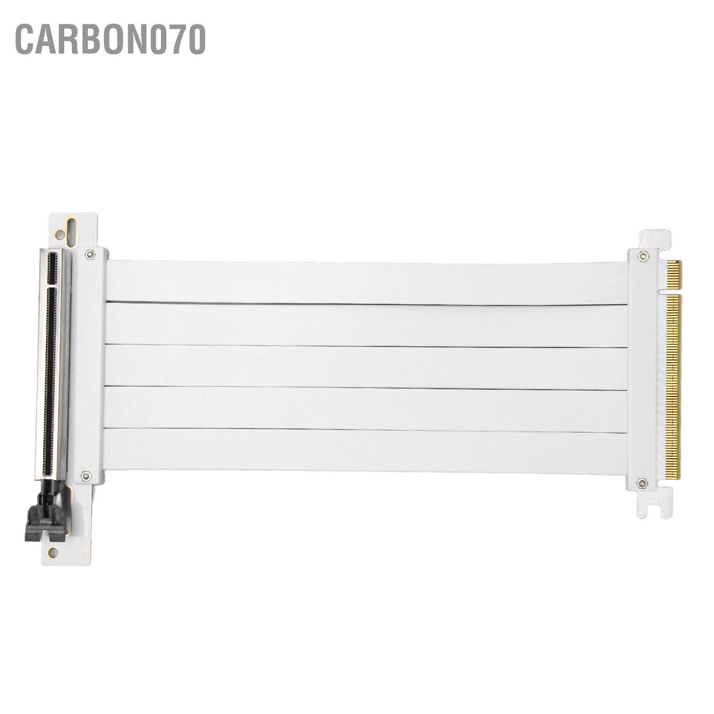 Carbon070 Bộ mở rộng PCIE 4.0 X16 128GB/bsp Cáp GPU cắm và chạy góc phải che chắn EMI cho RTX3090 RTX3080 RTX3070