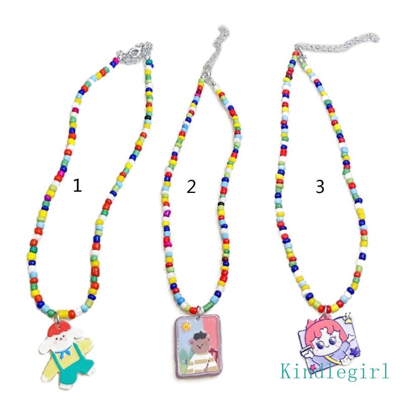 Vòng cổ Hạt Mặt Gấu Phong Cách Hawaii