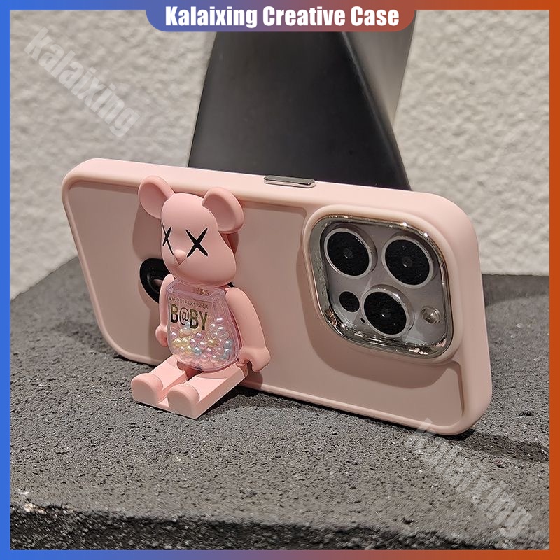 Ốp Điện Thoại Tpu Mềm In Hình KAWS 3D Có Giá Đỡ Cho IPhone 7 8 Plus 14 Pro Max 13 Pro Max 12 Pro Max 11 Pro Max Xs Max X