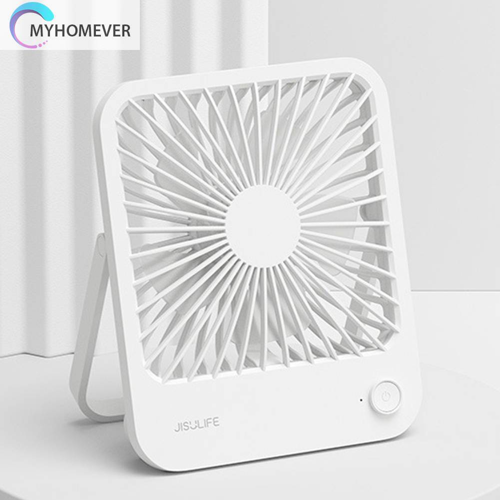 Quạt Làm Mát Để Bàn 4 Tốc Độ Yên Tĩnh 2000mAh / 4500mAh Có Thể Gập Lại