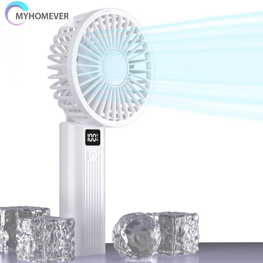 Quạt Điện Làm Mát 2400mAh Có Thể Gấp Gọn Tiện Dụng Cho Gia Đình