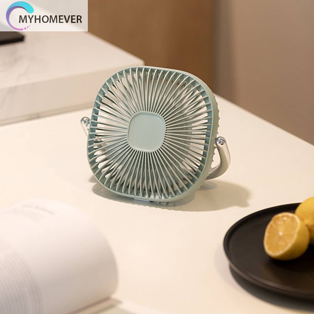 Quạt 2400mAh 3 Tốc Độ Kèm Sạc Tiện Dụng Mang Theo Du Lịch Cắm Trại