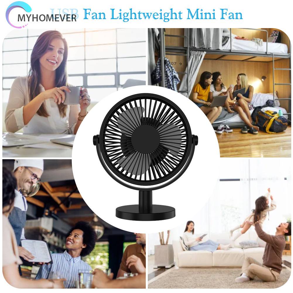 Quạt Làm Mát Mini 3 Tốc Độ Kèm Đèn LED Và Quạt Nhỏ Tiện Dụng Cho Gia Đình /