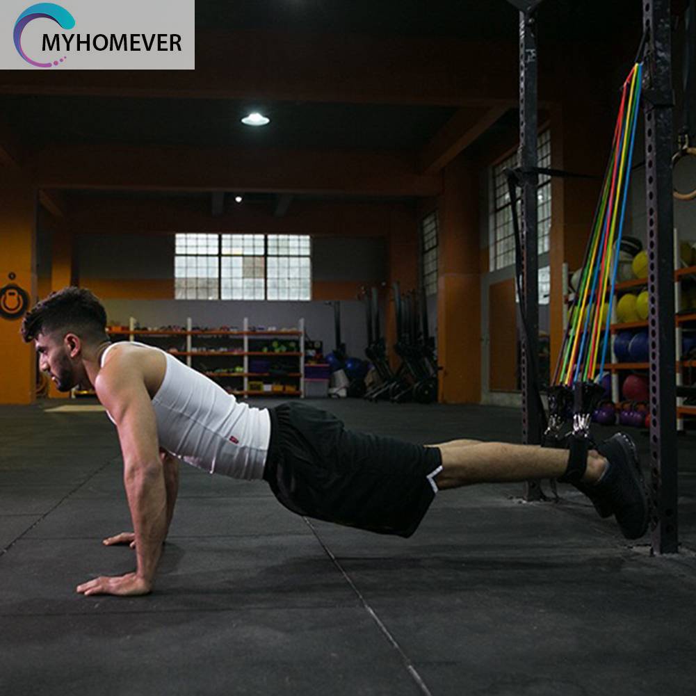 Set 11 Dây Kéo Đàn Hồi Đa Năng Hỗ Trợ Tập Gym / Thể Hình