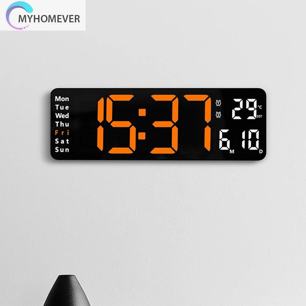 Đồng Hồ LED Điện Tử 10 Tốc Độ 13in Trang Trí Phòng Khách