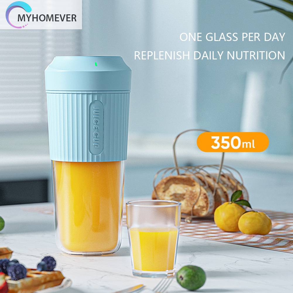 Máy Xay Sinh Tố 4 Cánh Kèm Ống Hút Tiện Dụng