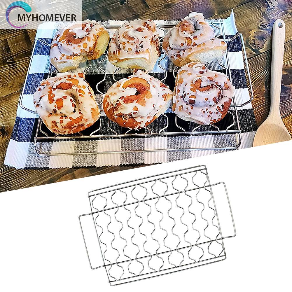 Vỉ Nướng BBQ Bằng Thép Không Gỉ Tái Sử Dụng Tiện Lợi