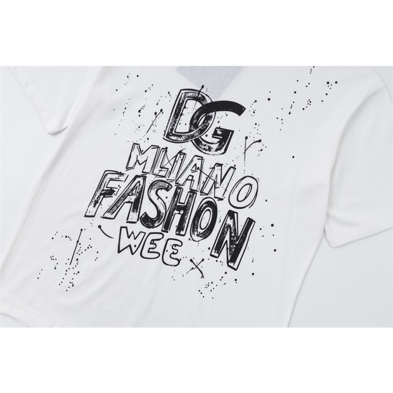 Áo Thun D &amp; G 88- Chất Liệu Cotton Cao Cấp Tay Ngắn Hở Vai Phong Cách Châu Âu Thời Trang Mùa Hè 56Eey